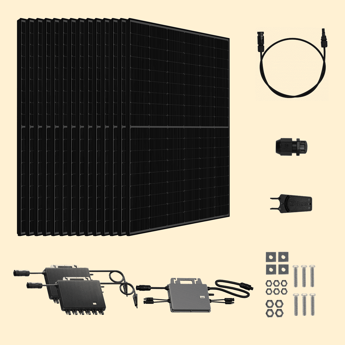 Kit Solaire Autoconsommation 7000W SOLYCO - Micro-onduleur TSUN