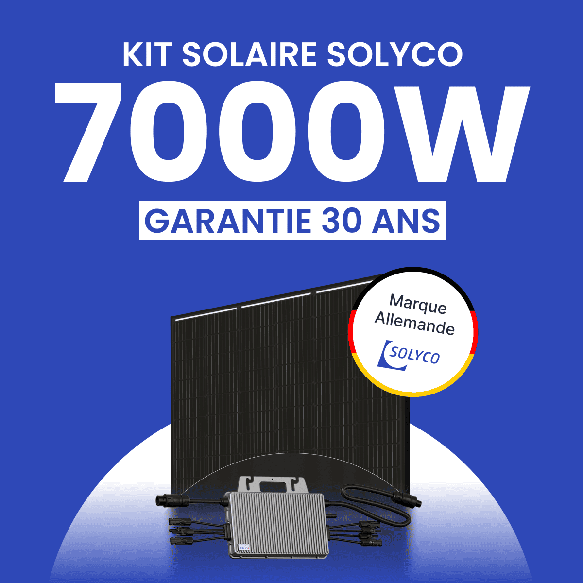 Kit Solaire Autoconsommation 7000W SOLYCO - Micro-onduleur TSUN