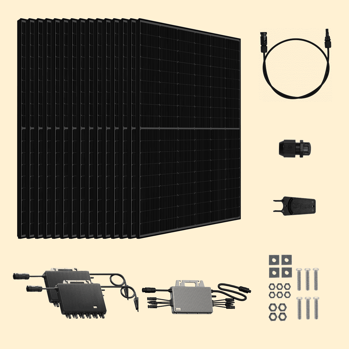 Kit Solaire Autoconsommation 8000W SOLYCO - Micro-onduleur TSUN