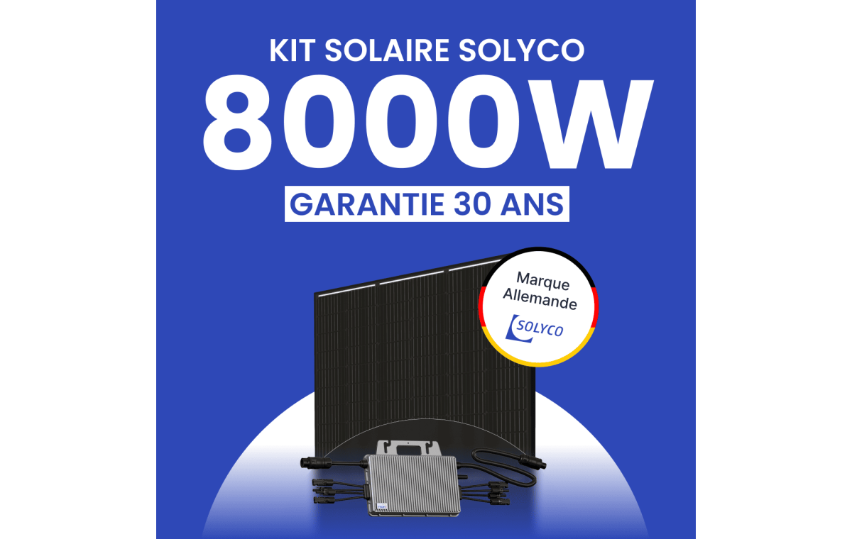 Kit Solaire Autoconsommation 8000W SOLYCO - Micro-onduleur TSUN