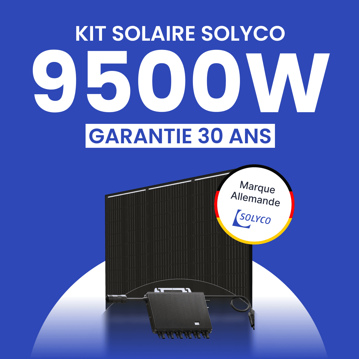 Kit Solaire Autoconsommation 9500W SOLYCO - Micro-onduleur TSUN