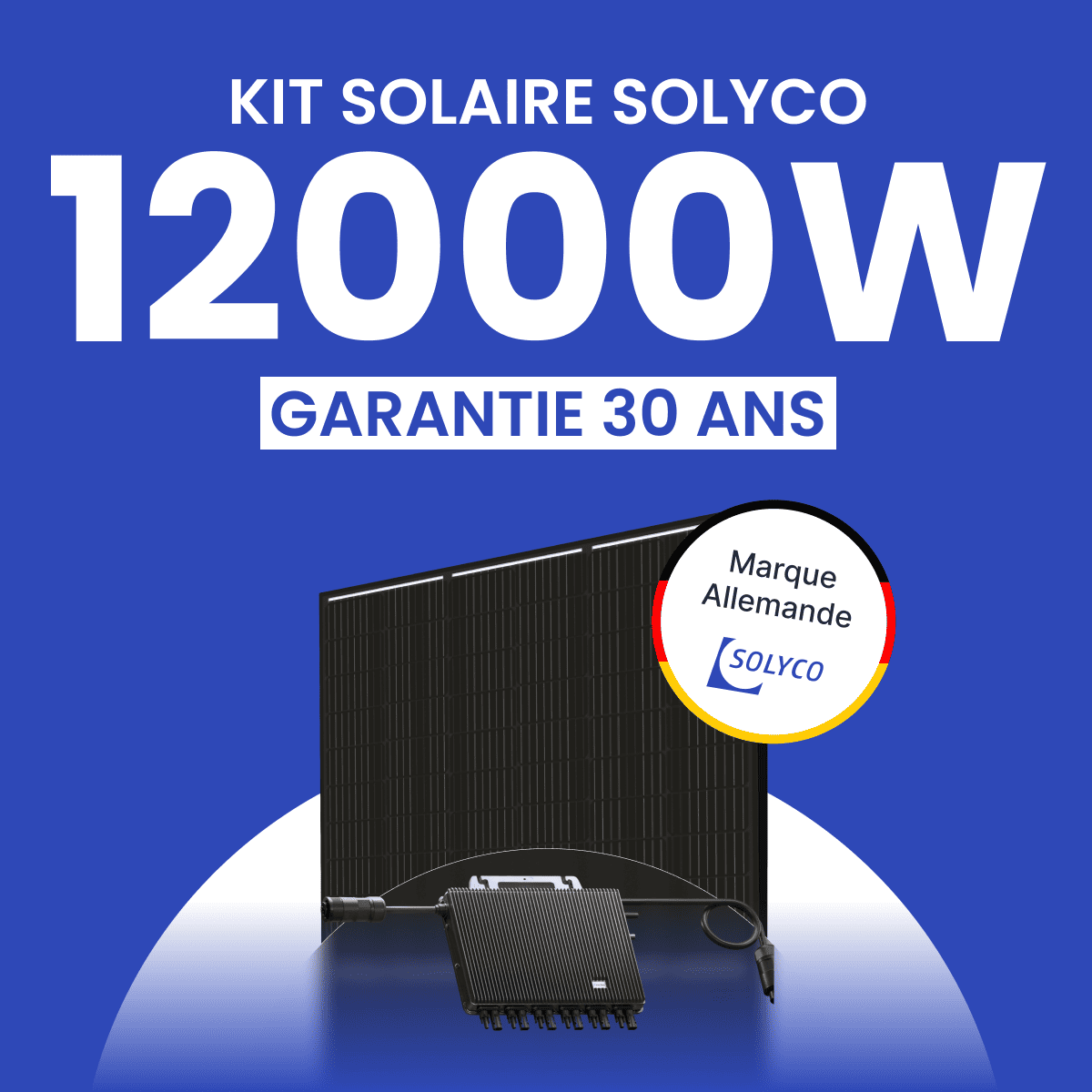 Kit Solaire Autoconsommation 12000W SOLYCO - Micro-onduleur TSUN