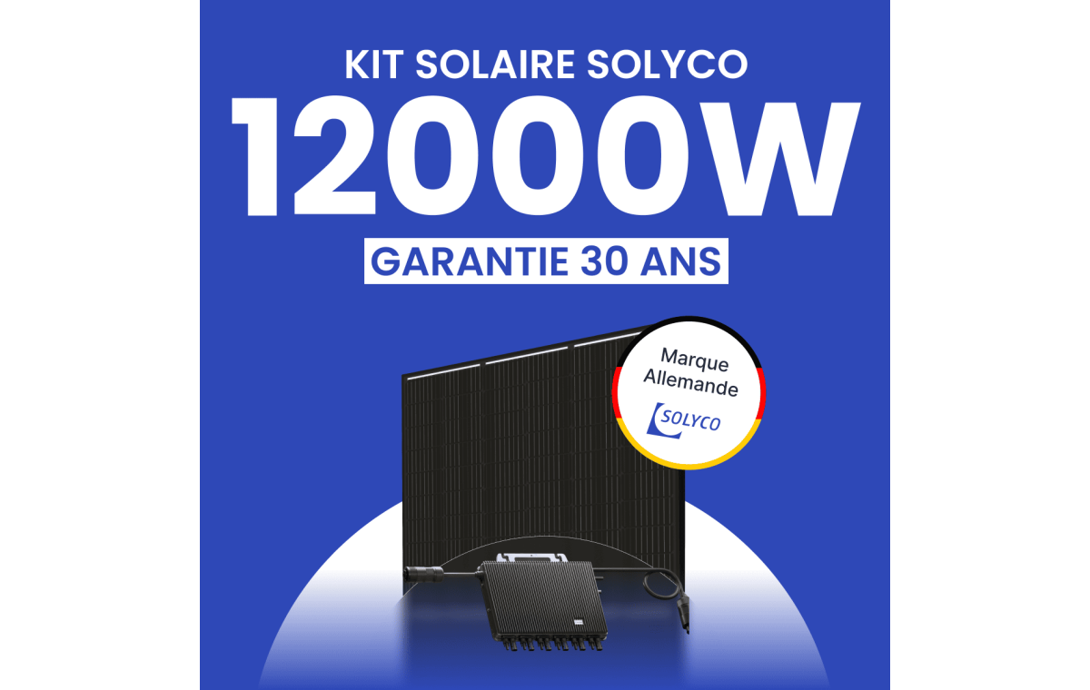 Kit Solaire Autoconsommation 12000W SOLYCO - Micro-onduleur TSUN