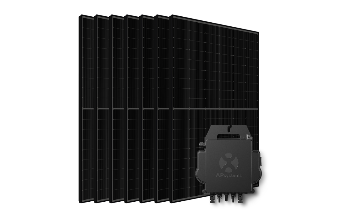 Kit Solaire Triphasé 3500W SOLYCO – Micro-onduleur APSYSTEMS QT2