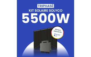 Kit Solaire Triphasé 5500W SOLYCO – Micro-onduleur APSYSTEMS QT2