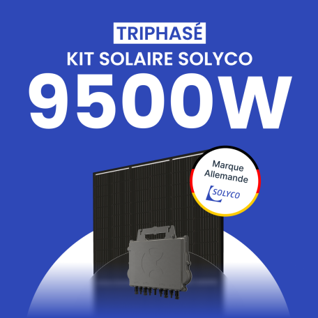 Kit Solaire Triphasé 9500W SOLYCO – Micro-onduleur APSYSTEMS QT2