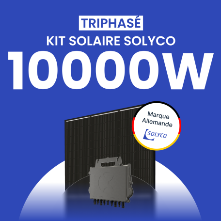 Kit Solaire Triphasé 10000W SOLYCO – Micro-onduleur APSYSTEMS QT2