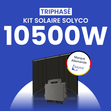 Kit Solaire Triphasé 10500W SOLYCO – Micro-onduleur APSYSTEMS QT2