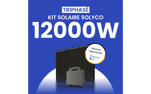Kit Solaire Triphasé 12000W SOLYCO – Micro-onduleur APSYSTEMS QT2