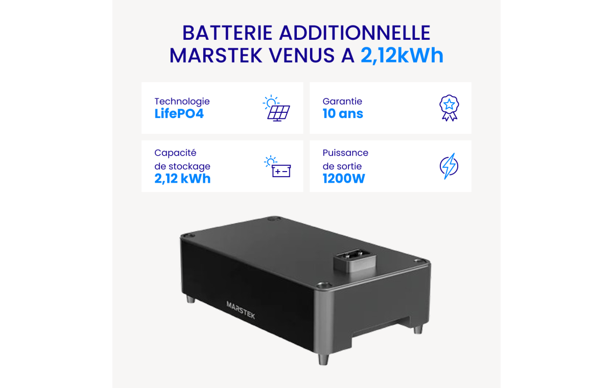 Batterie additionnelle 2,12 kWh Marstek Venus A - Marstek