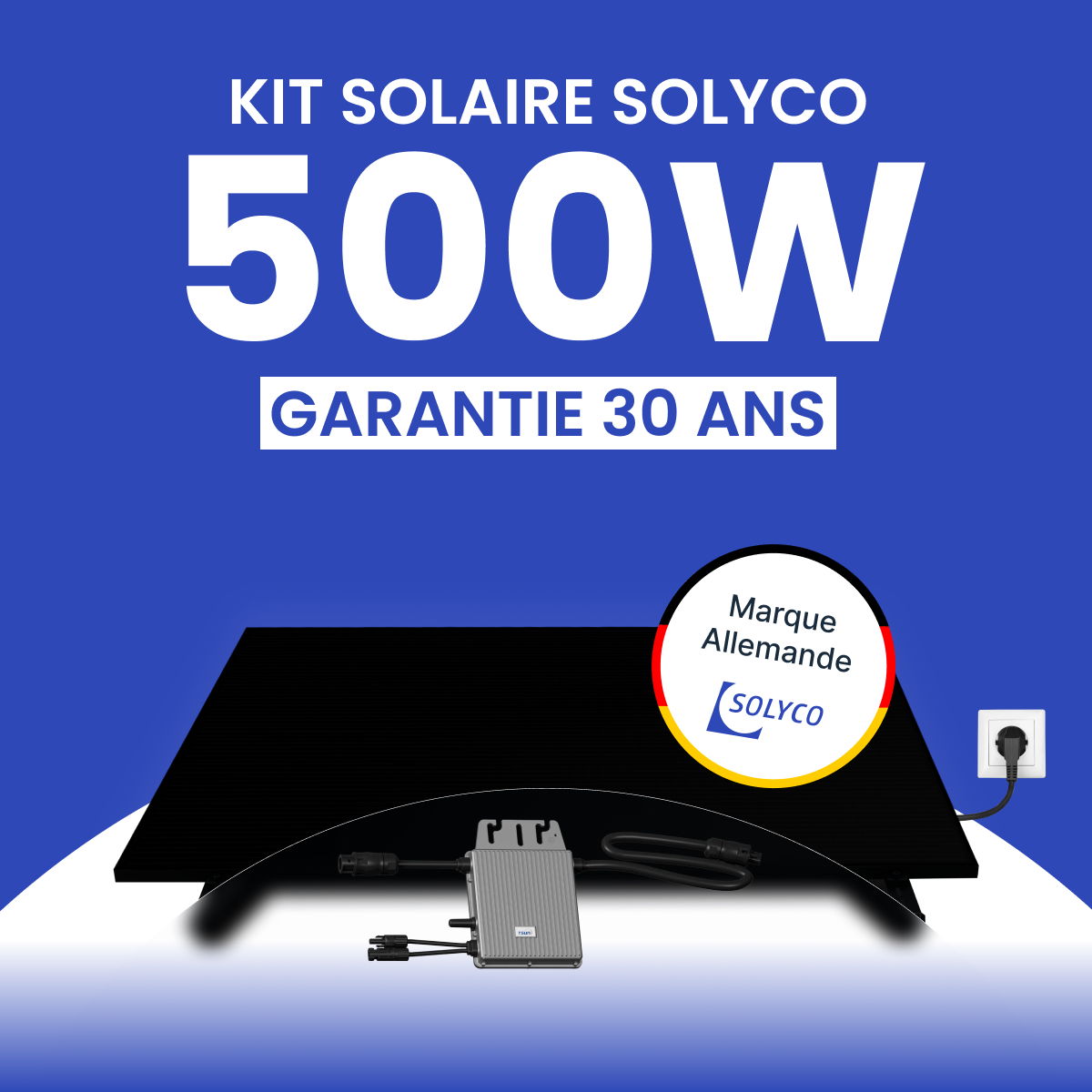 Kit Solaire Plug and Play 500W SOLYCO - Micro-Onduleur TSUN
