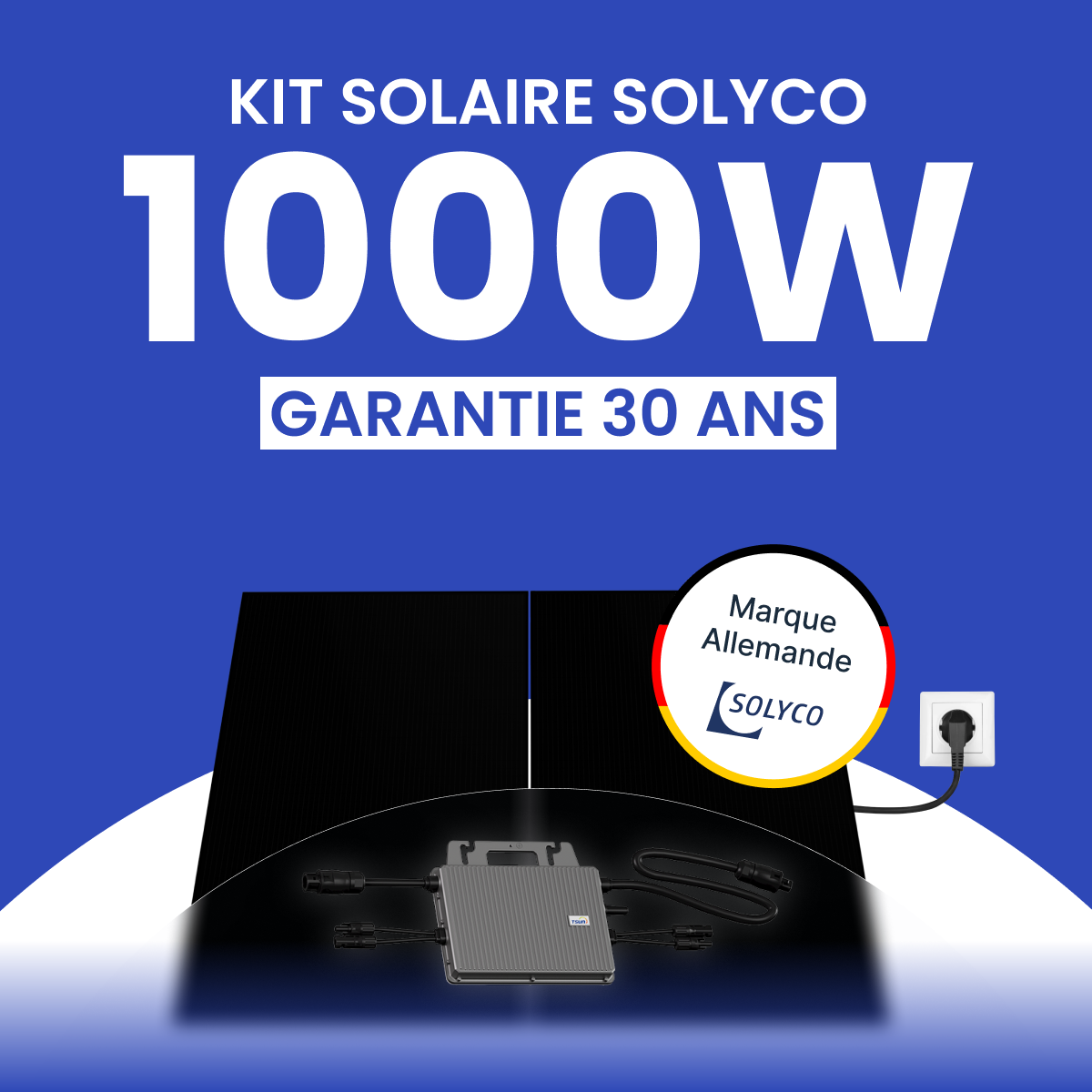 Kit Solaire Plug and Play 1000W SOLYCO - Micro-Onduleur TSUN