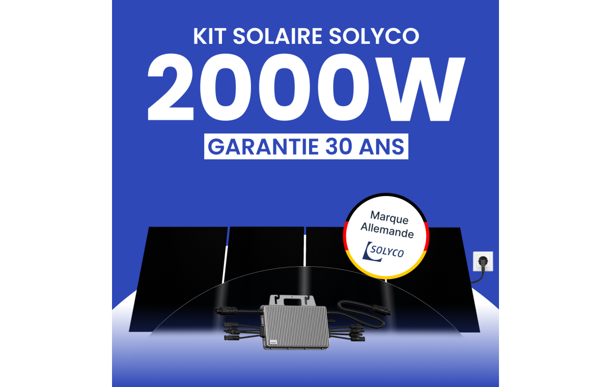 Kit Solaire Plug and Play 2000W SOLYCO - Micro-Onduleur TSUN