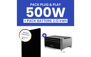 Kit Solaire Plug and Play 500W SOLYCO + Batterie Marstek Venus A 2,12kWh