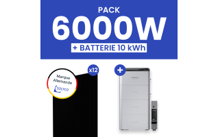 Kit Solaire Autoconsommation 6000W SOLYCO avec Batterie Jackery 10 kWh