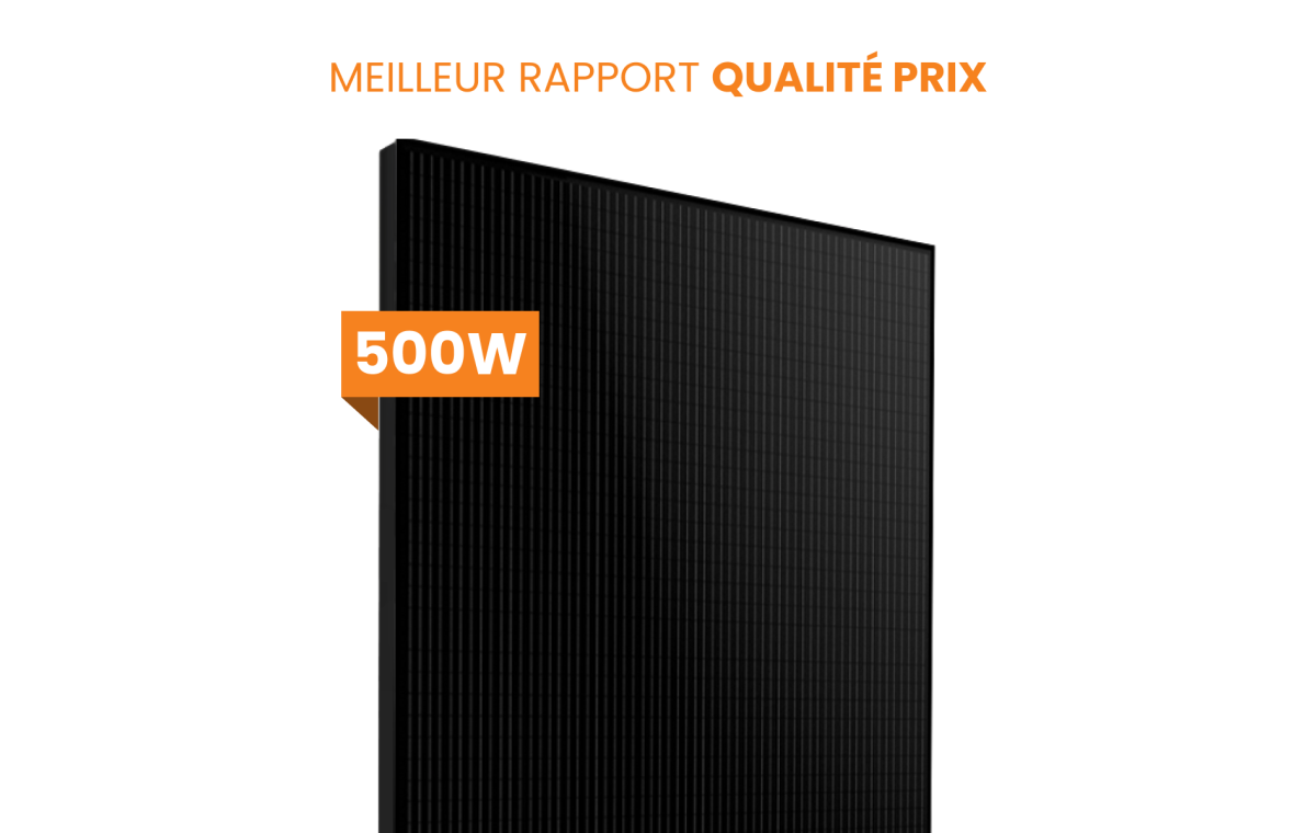 Panneau solaire Amerisolar 500Wc - TopCon Bifacial