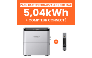 Pack Batterie Jackery SolarVault Pro Max AC 5,04 kWh