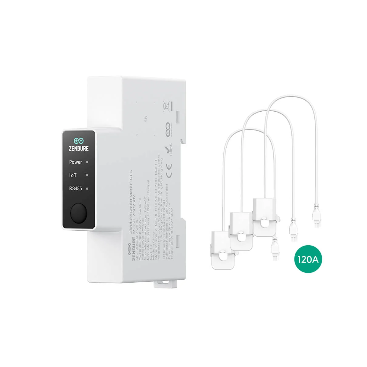 Smart Meter Zendure 3CT-S Triphasé et Monophasé