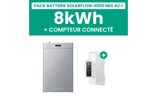 Pack Batterie solaire Zendure SolarFlow 4000 Mix AC+ 8 kWh