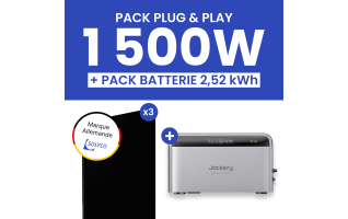 Kit Solaire Plug and Play 1500W SOLYCO + Batterie Jackery SolarVault 3 Pro 2,52kWh