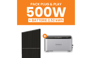 Kit Solaire Plug and Play 500W Amerisolar + Jackery SolarVault 3 Pro
