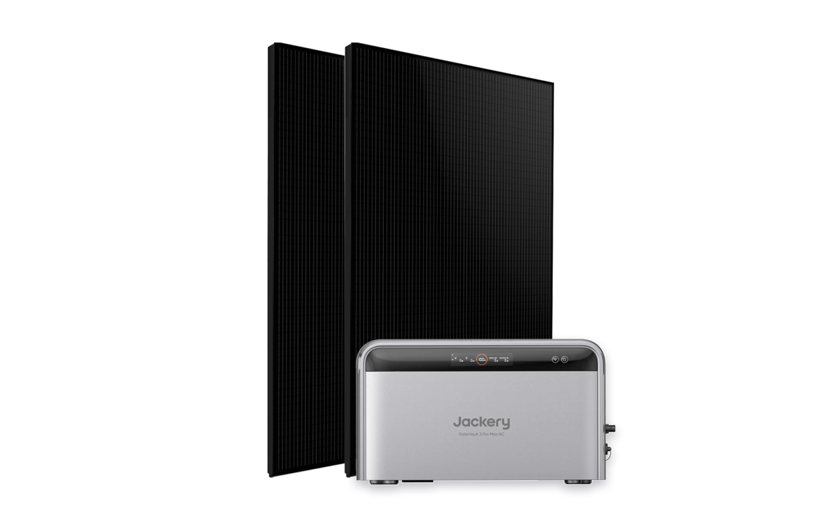 Kit Solaire Plug and Play 1000W Amerisolar + Jackery SolarVault 3 Pro