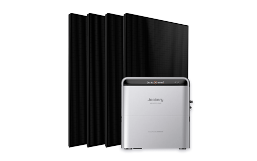 Kit Solaire Plug and Play 2000W Amerisolar + Jackery SolarVault 3 Pro + Batterie Additionnelle BP2500