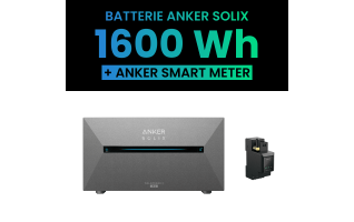 Pack Batterie ANKER SOLIX SOLARBANK 2 E1600 AC + SMARTMETER GEN2