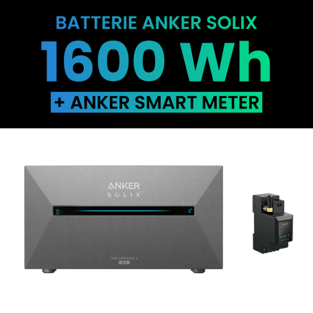 Pack Batterie ANKER SOLIX SOLARBANK 2 E1600 AC + SMARTMETER GEN2