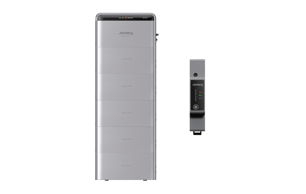 Pack Batterie Solaire Jackery SolarVault 3 Pro 15,12kWh + Compteur Intelligent 1P