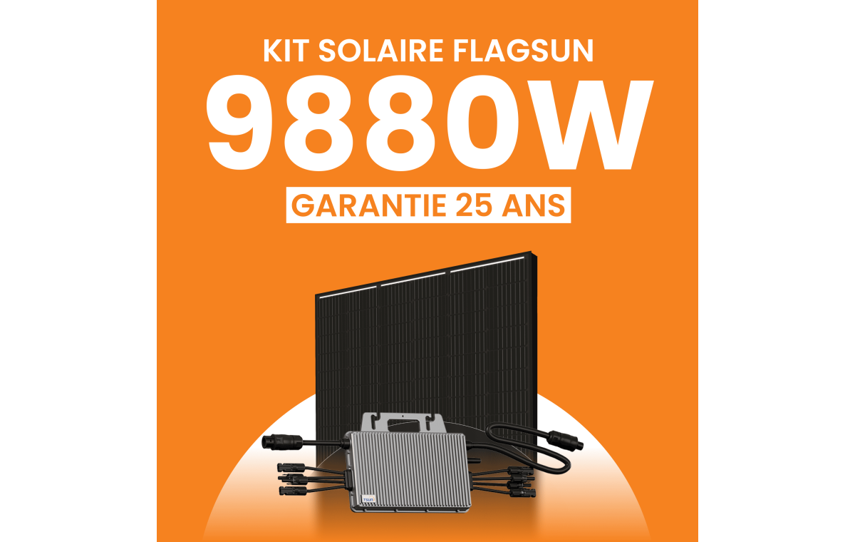Kit Solaire Autoconsommation 9880Wc Flagsun - Micro onduleurs TSUN