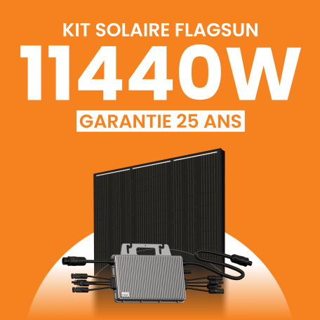 Kit Solaire Autoconsommation 11440Wc Flagsun - Micro onduleurs TSUN