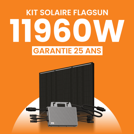 Kit Solaire Autoconsommation 11960Wc Flagsun - Micro onduleurs TSUN