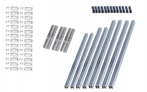 Kit de fixation Toiture Bac Acier 12 panneaux