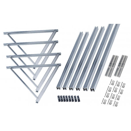 Kit de fixation Schletter pour 4 panneaux Kit de fixation Schletter pour 4 panneaux