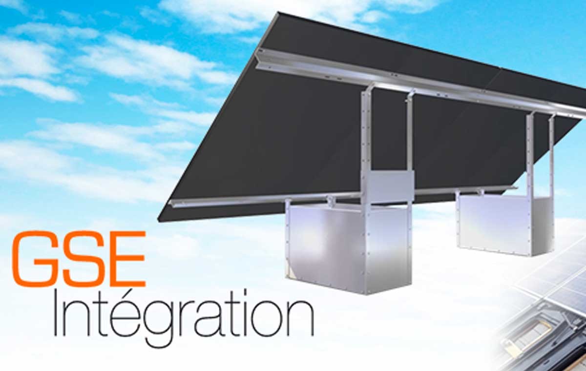 Fixation au sol du kit solaire 2 panneaux - GSE GroundSystem