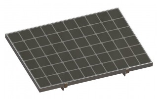 Kit de fixation brise soleil 10 panneaux solaires