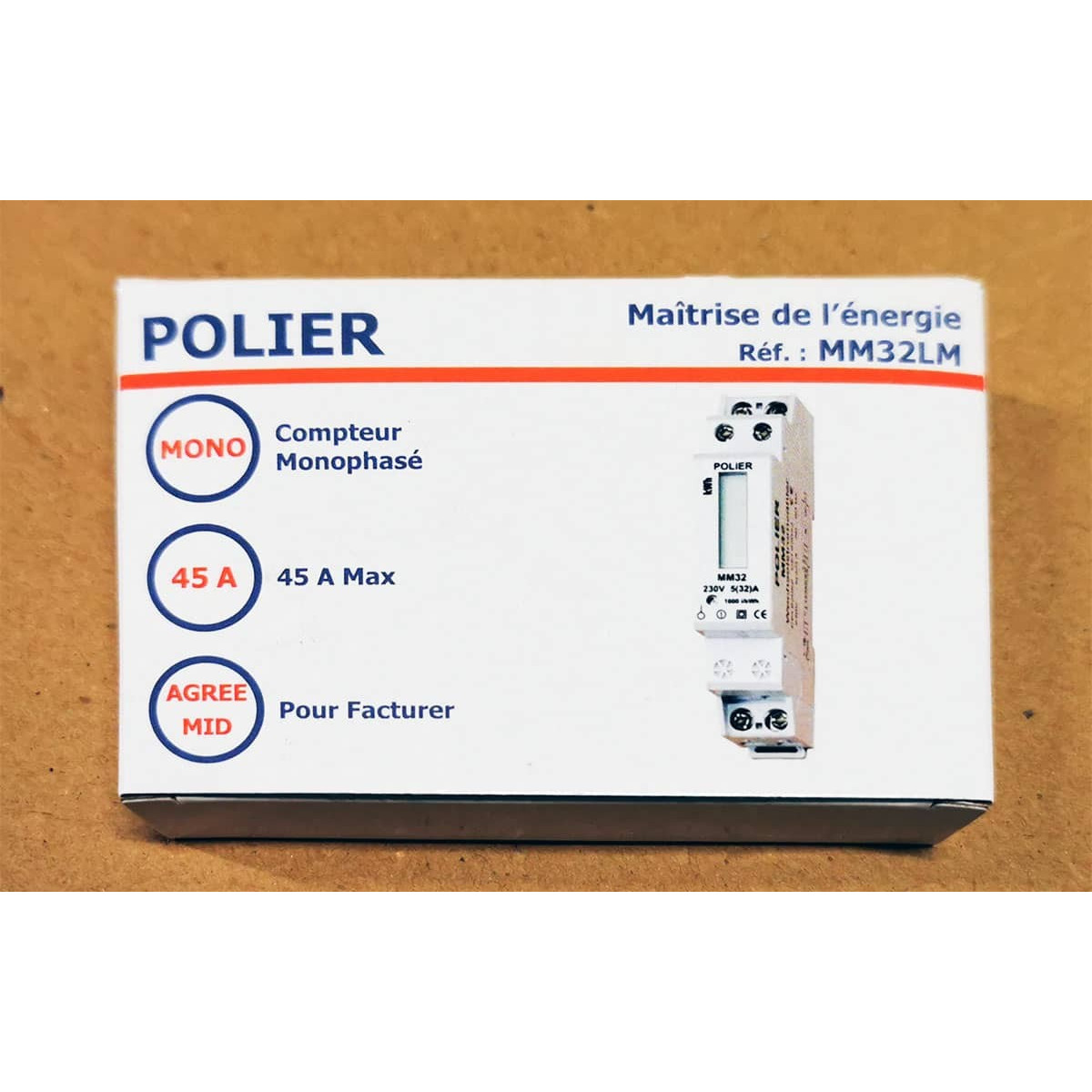 Compteur de production d'énergie packaging