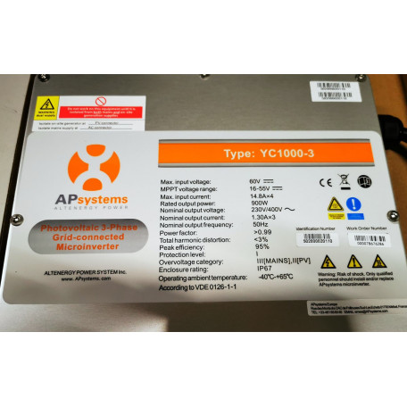 micro-onduleur aps triphase informations