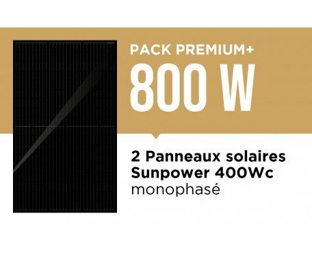 Kit solaire autoconsommation Premium+ 800 Wc