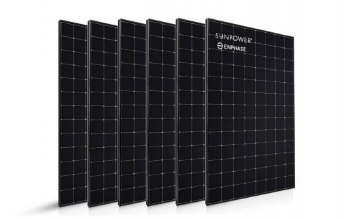 6 panneaux solaires Sunpower 400 Wc