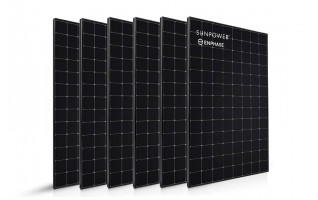 6 panneaux solaires Sunpower 400 Wc