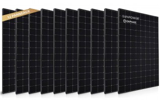 12 panneaux solaires Sunpower 400 Wc