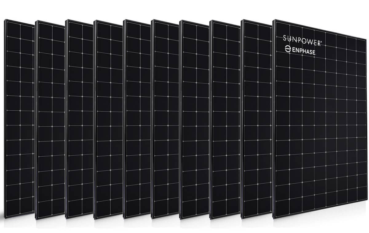 10 panneaux solaire Sunpower 400 Wc