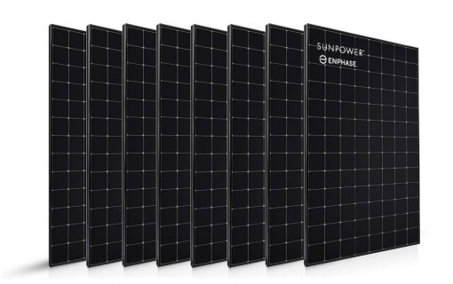 8 panneaux solaires Sunpower 400 Wc