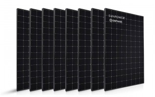 8 panneaux solaires Sunpower 400 Wc