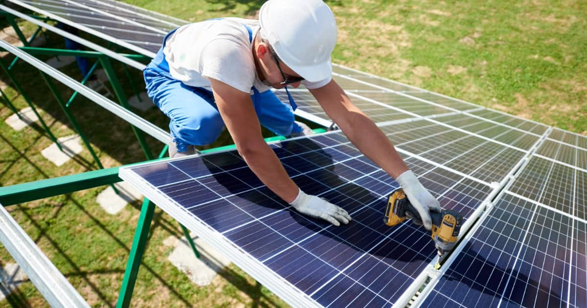 installation d'une Pergola solaire