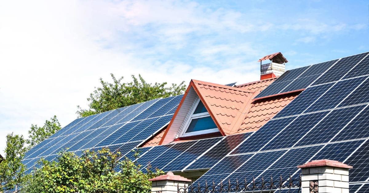 toiture photovoltaïque en vue d'une location