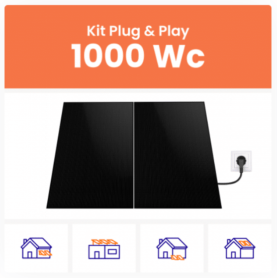 Kit Solaire Plug And Play 1000W Amerisolar