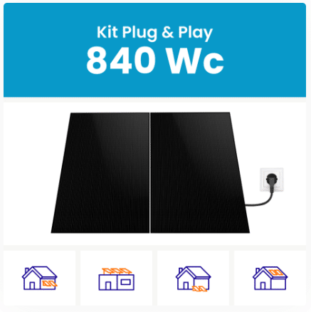 Kit solaire plug and play 840W JA SOLAR